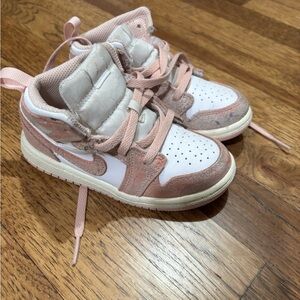 Pink and White Jordan’s